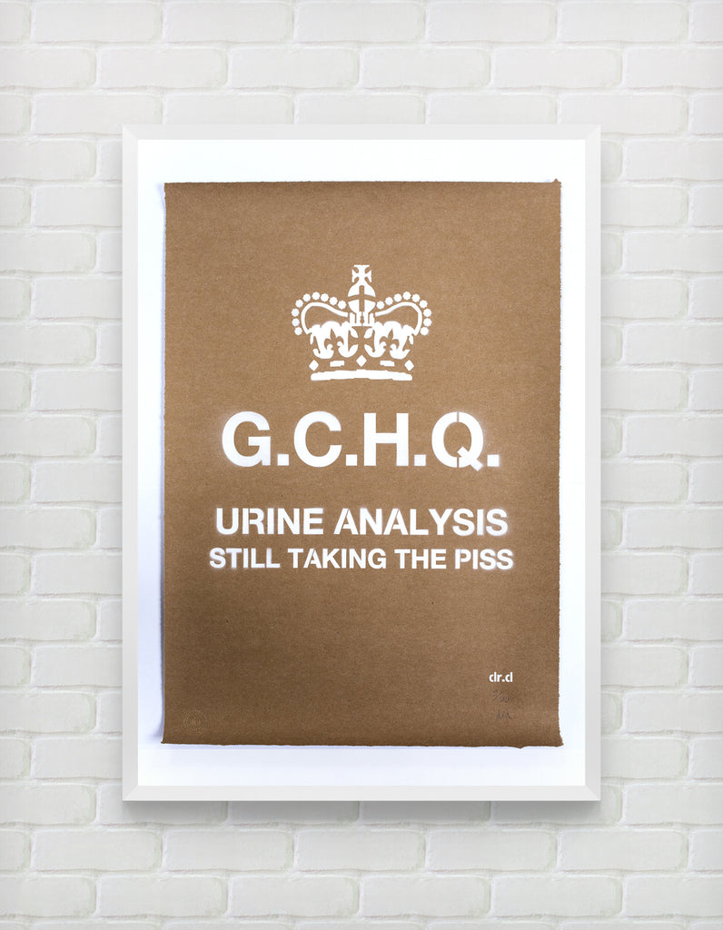 GCHQ Urine Analysis Still Taking The Piss - ShangrilART