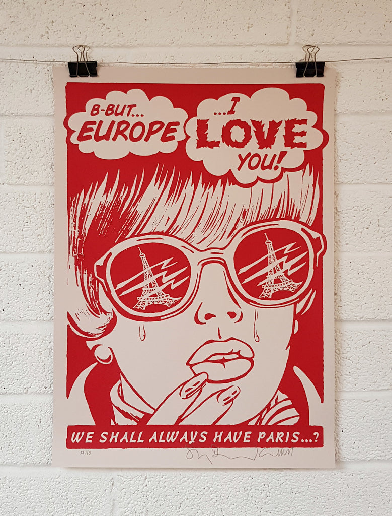 Europe I Love You : Red Edition - ShangrilART