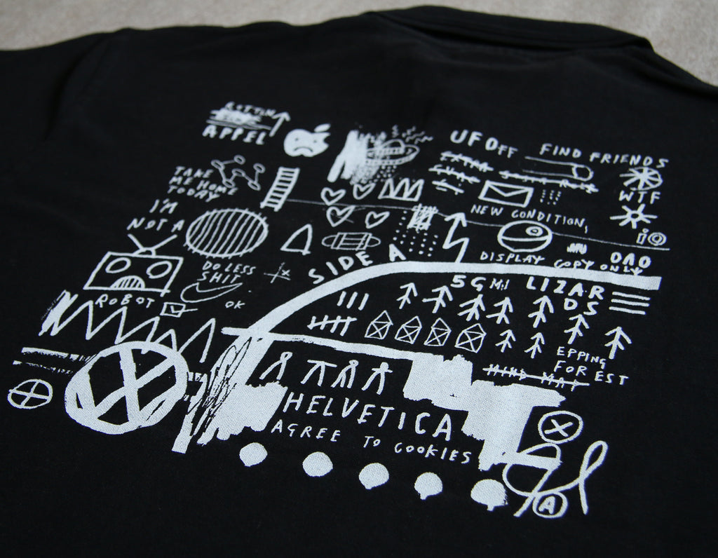 Wearable Art - Black Polo Shirt M/L