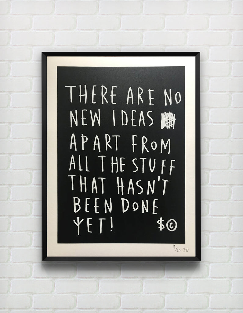 No New Ideas